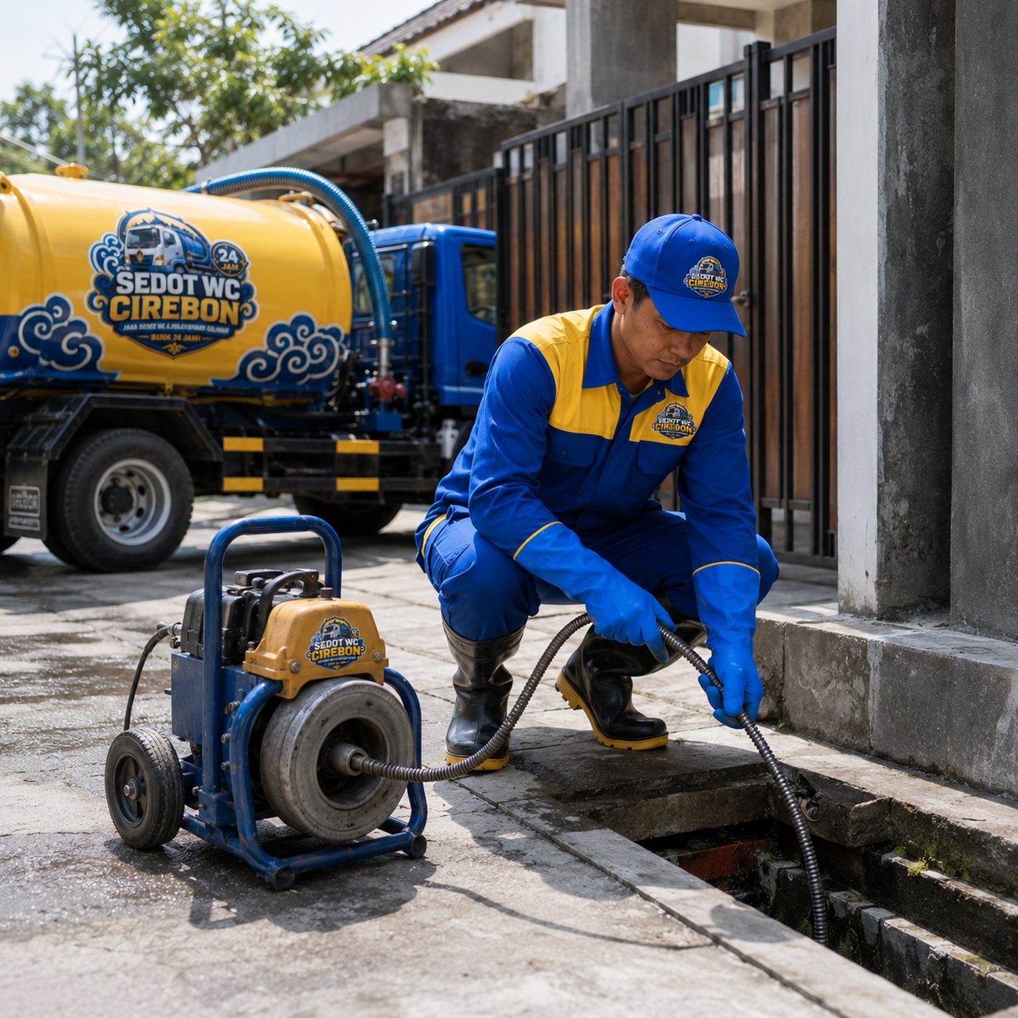 Pelancaran saluran mampet Cirebon